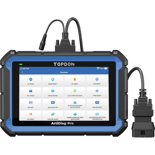 Outil de diagnostic ArtiDiag Pro 7" avec fonctions de service et commandes bidirectionnelles Ontario Packaging