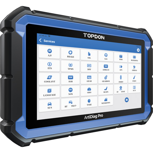 Outil de diagnostic ArtiDiag Pro 7" avec fonctions de service et commandes bidirectionnelles Ontario Packaging