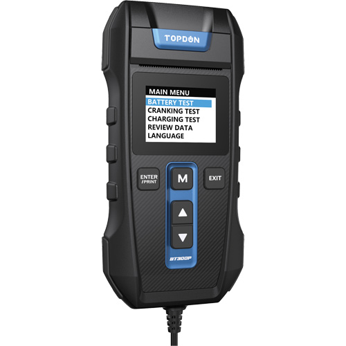 BT300P Battery, Charging & Cranking System Tester with Printer Ontario Packaging