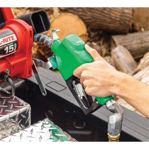 Green Automatic Diesel Spout Nozzle Ontario Packaging