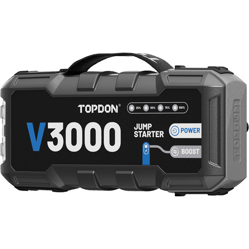 V3000 Jump Starter, Power Bank & Flashlight Ontario Packaging