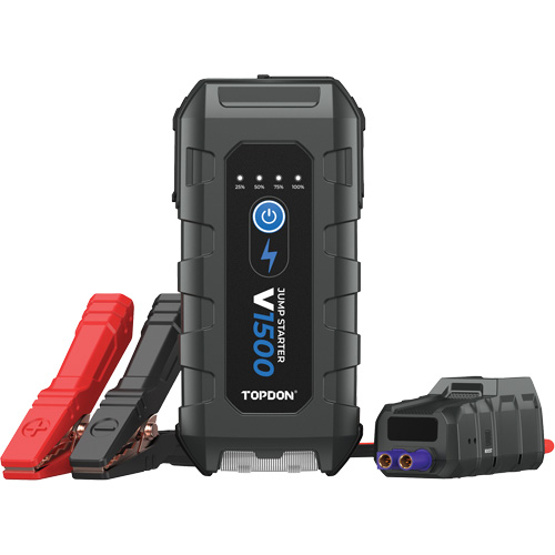 V1500 Jump Starter, Booster, Power Bank & Flashlight Ontario Packaging