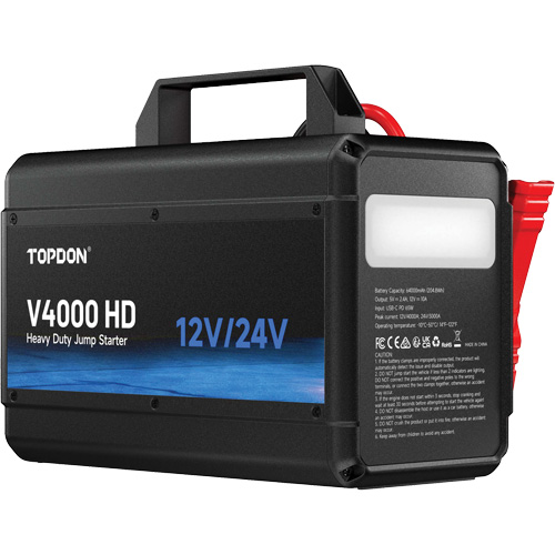 Survolteur V4000 HD 12 V/24 V 4000 A Ontario Packaging