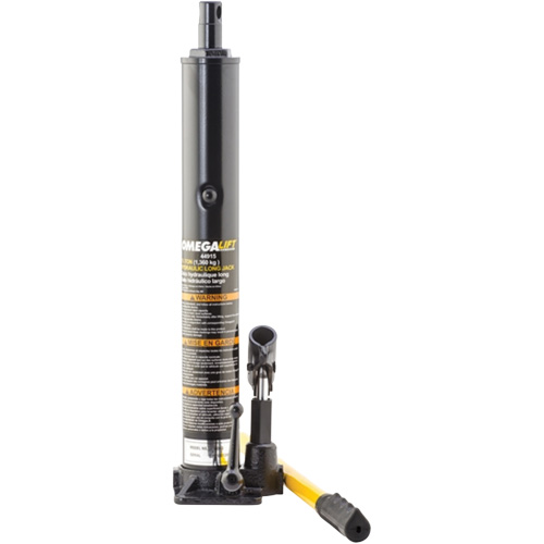 Long Crane Jack, 1.5 Ton(s), Manual Hydraulic, 35-1/4" Raised Height Ontario Packaging