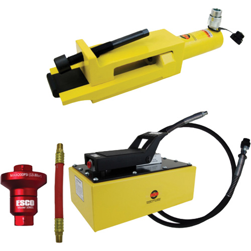 Ensemble de brise-talon pour pneus g&eacute;ants/&eacute;quipement de terrassement avec pompe hydraulique de 5 pintes Ontario Packaging