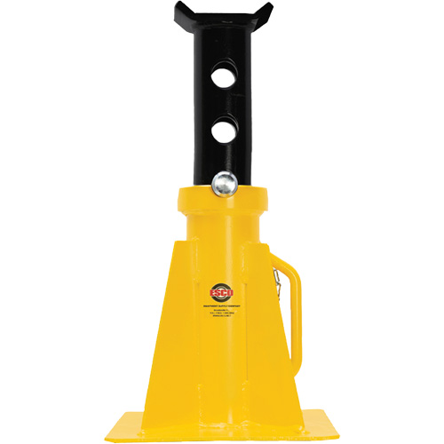 Support de v&eacute;rin &agrave; goupille, Tige verrouillable, Capacit&eacute; de 25 tonnes, 15-3/4" - 26-3/4" h Ontario Packaging