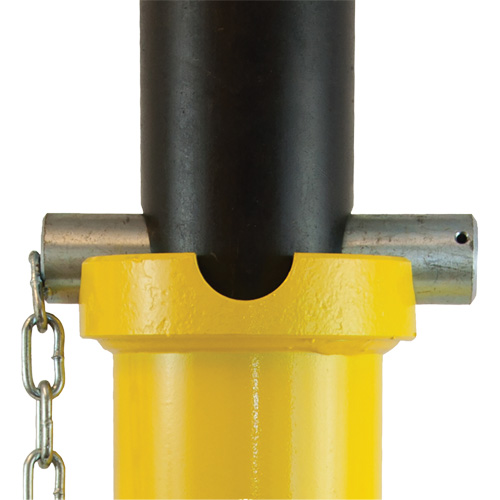 Support de v&eacute;rin &agrave; goupille, Tige verrouillable, Capacit&eacute; de 25 tonnes, 15-3/4" - 26-3/4" h Ontario Packaging