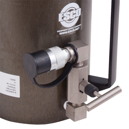 Cric de s&eacute;curit&eacute;, Col verrouillable, Capacit&eacute; de 100 tonnes, 13-37/100" - 19-3/5" h Ontario Packaging
