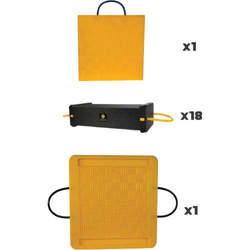 Ensemble de syst&egrave;me de sout&egrave;nement en composite CribLok 20 mcx Ontario Packaging