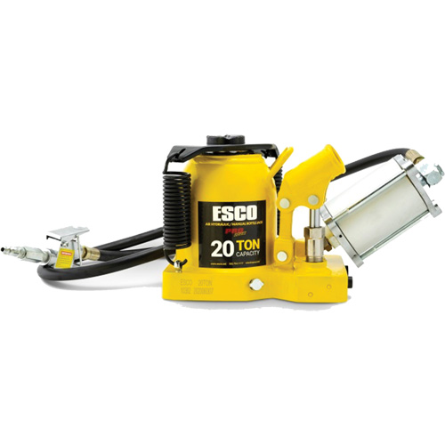 Pro Series “Shorty” Bottle Jack, 20 Ton(s), Air Hydraulic, 12-5/8" Raised Height Ontario Packaging