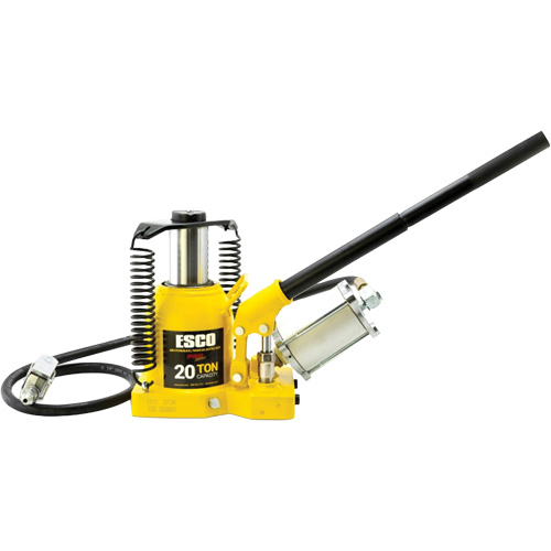 Pro Series “Shorty” Bottle Jack, 20 Ton(s), Air Hydraulic, 12-5/8" Raised Height Ontario Packaging
