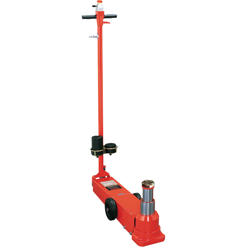 Cric au sol t&eacute;lescopique, 25 tonnes/50 tonne(s), Air comprim&eacute;/hydraulique Ontario Packaging