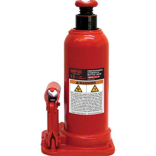 Bottle Jack with Gauge Hole, 12.5 Ton(s), 18-89/100" Raised Height Ontario Packaging
