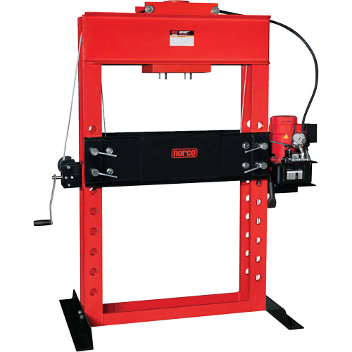 Electro / Hydraulic Pump Operated Shop Press, 100 tons Capacity Ontario Packaging