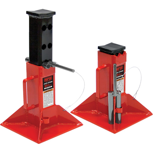 Chandelles, Tige verrouillable, Capacit&eacute; de 25 tonnes, 12" - 20" h Ontario Packaging