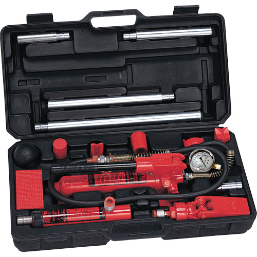 Trousse de r&eacute;paration pour collision et entretien, capacit&eacute; 4 tonnes, avec adaptateurs forg&eacute;s Ontario Packaging