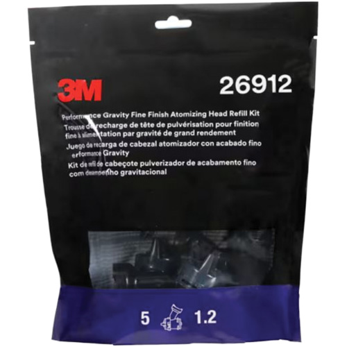 Performance Gravity Fine Finish Atomizing Head - Blue Ontario Packaging