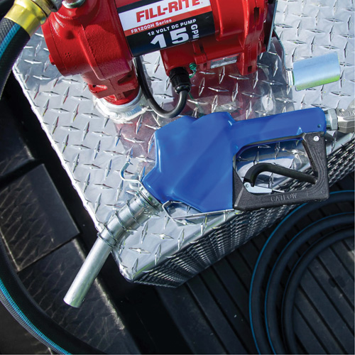 Pistolet automatique temps froid bleu pour diesel Ontario Packaging