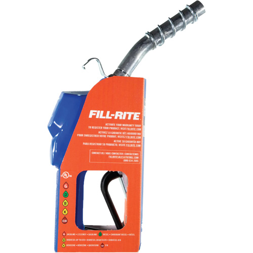 Pistolet automatique temps froid bleu pour diesel Ontario Packaging