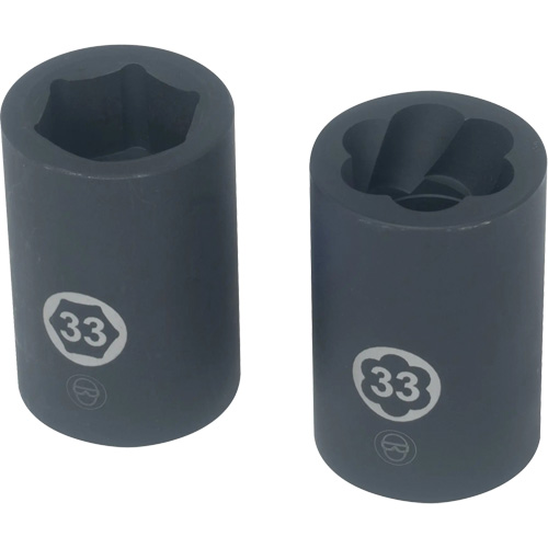 Hex & Twist Truck Lug Nut Socket Set Ontario Packaging
