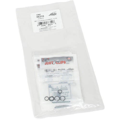 3/8" Clips & O-Rings Set - Bulk Ontario Packaging