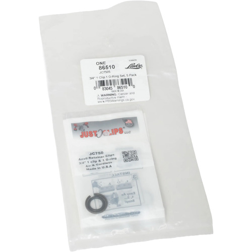 3/4" Clips & O-Rings Set - Bulk Ontario Packaging