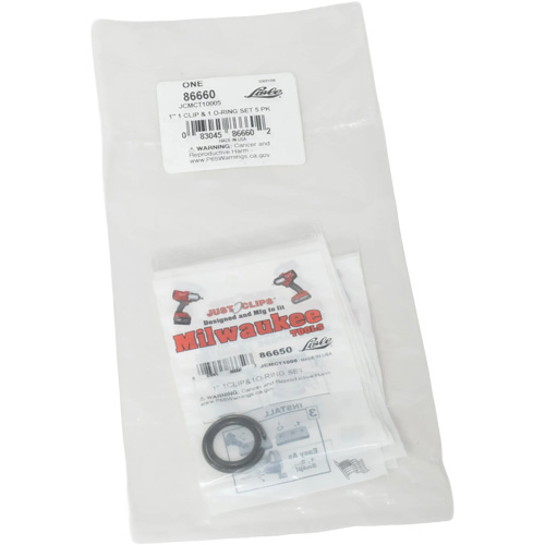 Jeu de clips et joints toriques de 1 po pour Milwaukee - en vrac Ontario Packaging