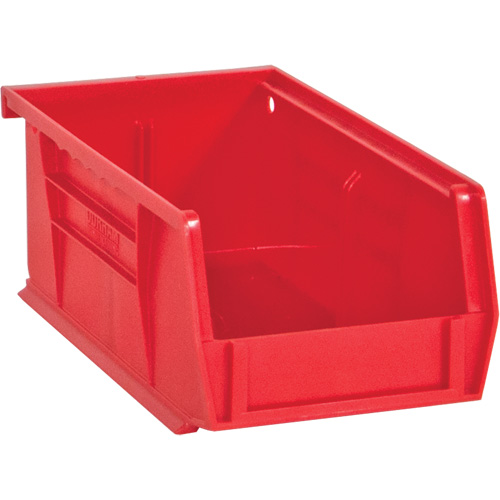 Bacs Hook-On Bins, 4" la x 3" H x 7" p, Rouge, Capacit&eacute; 10 lb Ontario Packaging