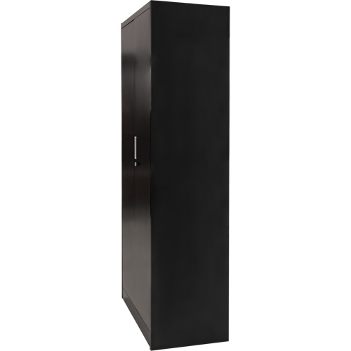 Combination Storage Cabinet, 36" W x 18" D x 72" H, Black Ontario Packaging