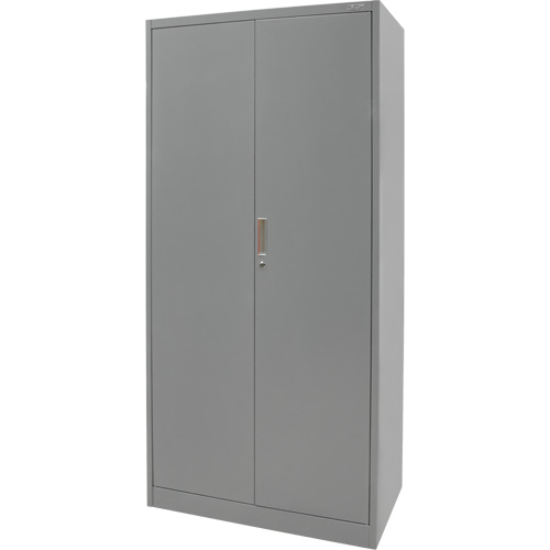 Combination Storage Cabinet, 36" W x 18" D x 72" H, Grey Ontario Packaging
