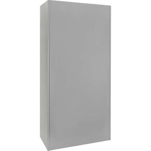 Wardrobe Storage Cabinet, Steel, 36" W x 18" D x 72" H, Grey Ontario Packaging