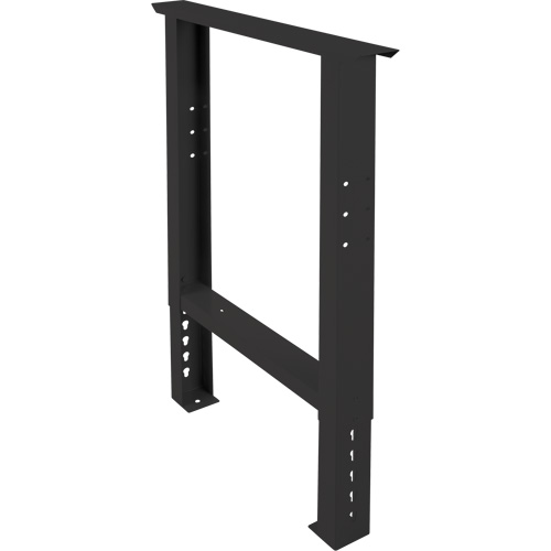 Pattes d'&eacute;tabli pour service industriel, Acier, 24" p x 34" h, Simple Ontario Packaging