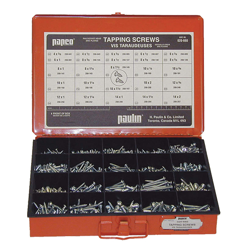 Pan Socket Tapping Screws Assortment Ontario Packaging