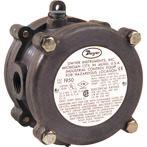 Explosion Proof Pressure Switch Ontario Packaging