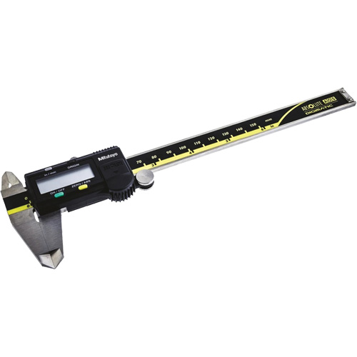 ABS Digimatic Caliper, 0.0005" (0.01 mm) Resolution, 0" - 6" (0 mm - 152 mm) Range Ontario Packaging