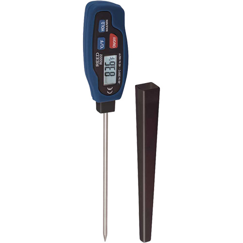 R2222 Stem Thermometer with Calibration Certificate, Contact, Digital, -40-482°F (-40-250°C) Ontario Packaging