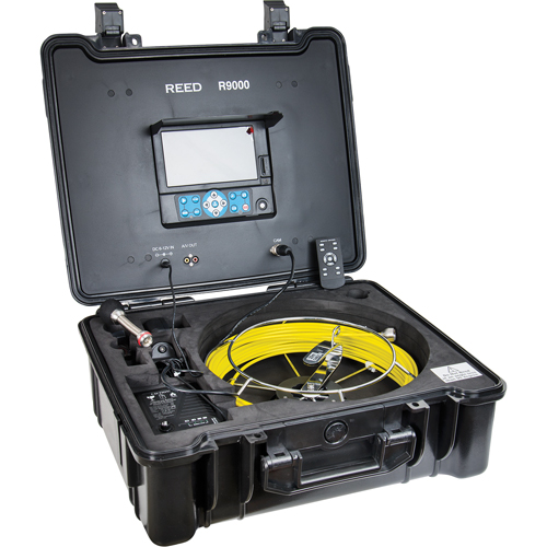 Pipe Video Inspection System, 7" Display, 23 mm (0.9") Camera Head Ontario Packaging