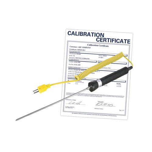 Needle Tip Thermocouple Probe with Calibration Certificate, 600 °C (1112°F) Max. Temp. Ontario Packaging