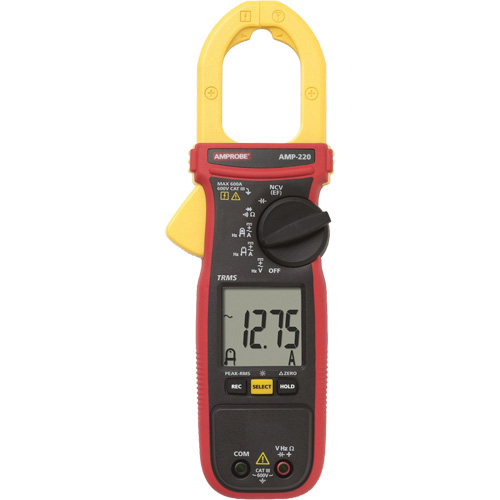 AMP-220 TRMS Clamp Meter, AC/DC Voltage, AC/DC Current Ontario Packaging