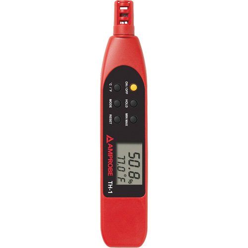 TH-1 Relative Humidity & Temperature Probe Meter, 4% - 95% RH, -4°- 122° F ( -20° - 50° C ) Ontario Packaging