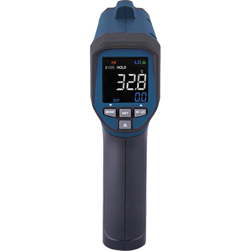Professional Infrared Thermometer, -26 - 1472° F ( -32 - 800° C ), 30:1, Adjustable Emmissivity Ontario Packaging