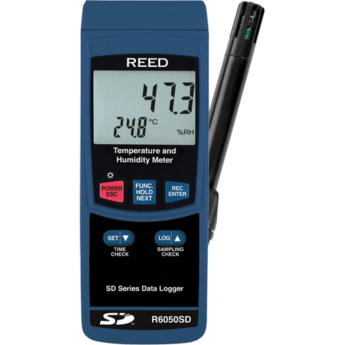 Data Logging Thermo-Hygrometer, 5% - 95% RH, 32° - 122° F ( 0° - 50°C ) Ontario Packaging