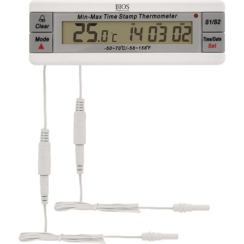 Vaccine Thermometer, Contact, Digital, -50-70°F (-58-158°C) Ontario Packaging