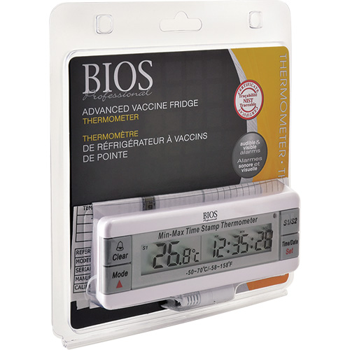 Vaccine Thermometer, Contact, Digital, -50-70°F (-58-158°C) Ontario Packaging