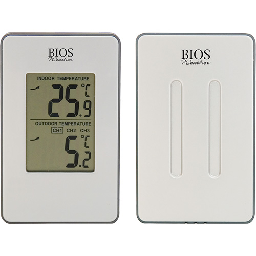 Indoor/Outdoor Wireless Thermometer, Non-Contact, Analogue, 31-158°F (-35-70°C) Ontario Packaging