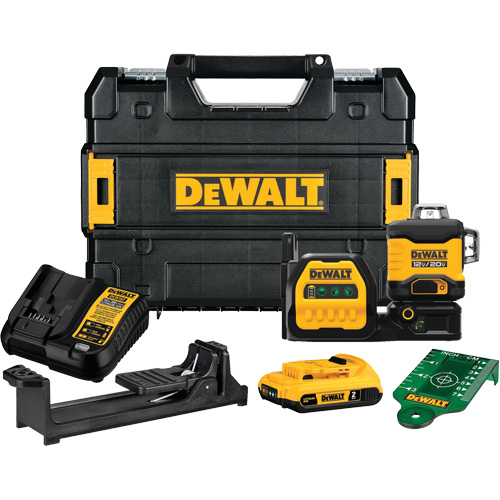 Trousse de laser vert sans fil 20 V Max* 3x360 Ontario Packaging