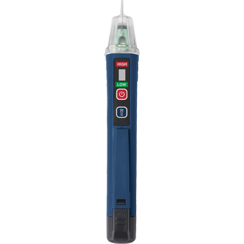 Non-Contact AC Voltage Detector with Flashlight, 24 V - 1000 V/90 V - 1000 V, Light & Sound Alert Ontario Packaging