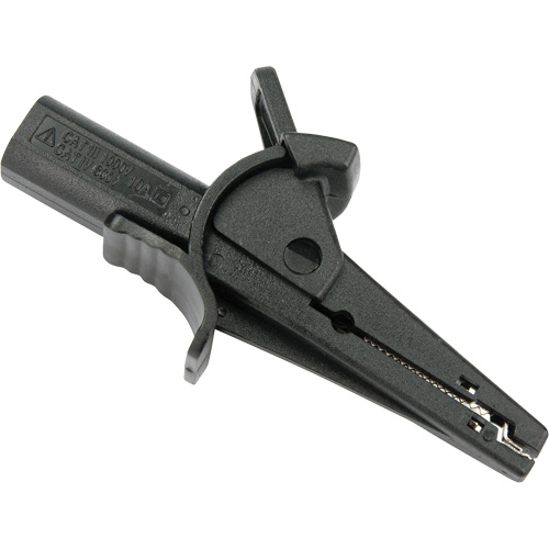 Pince crocodile noire pour le v&eacute;rificateur disolement haute tension R5002 Ontario Packaging