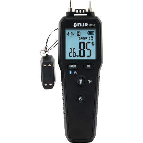 Pin Moisture Meter with Bluetooth&reg;, 1 - 99% Moisture Range Ontario Packaging
