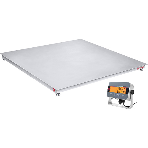 Balance de plancher lavable DEFENDER 3000, Capacit&eacute; de 5000 lb, 48" la x 48" lo Ontario Packaging